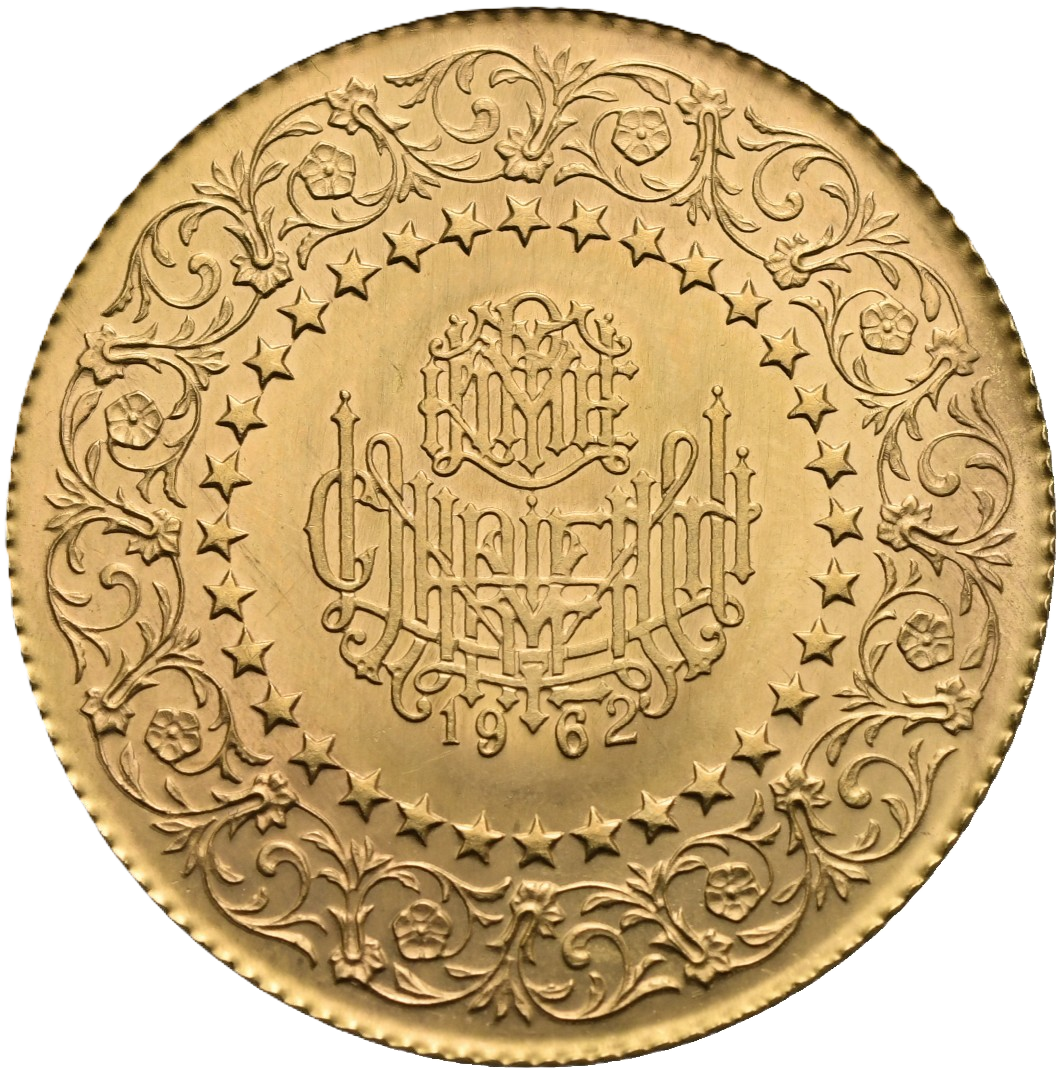 Head of Kemal Ataturk, Gold, 7,01 g, 1962 year