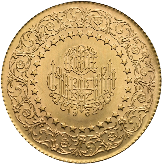 Head of Kemal Ataturk, Gold, 7,01 g, 1962 year